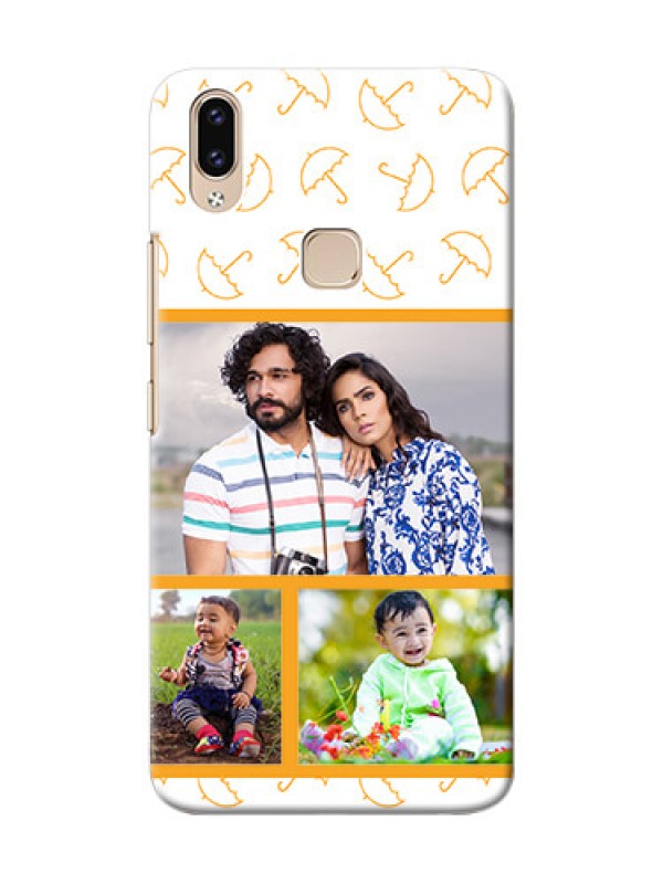 Custom Vivo Y85 Personalised Phone Cases: Yellow Pattern Design