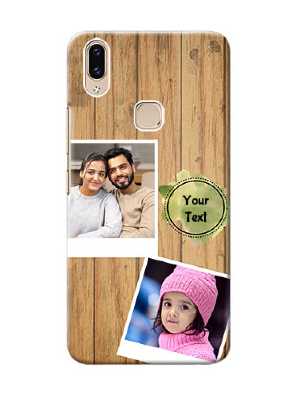 Custom Vivo Y85 Custom Mobile Phone Covers: Wooden Texture Design