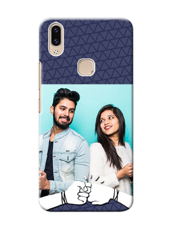 Custom Vivo Y85 Mobile Covers Online with Best Friends Design  