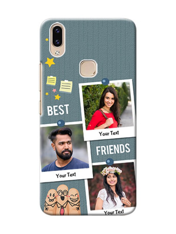 Custom Vivo Y85 Mobile Cases: Sticky Frames and Friendship Design