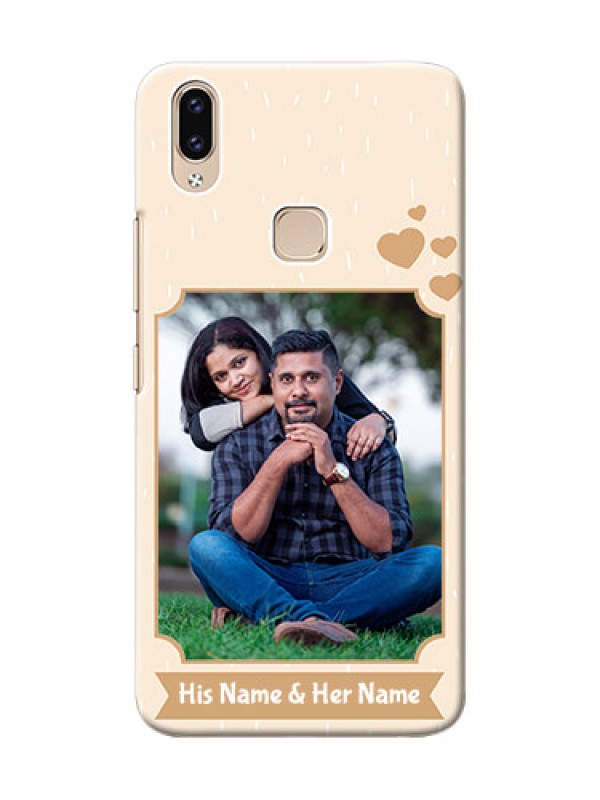 Custom Vivo Y85 mobile phone cases with confetti love design 