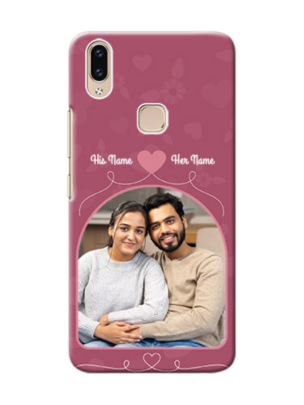 Custom Vivo Y85 mobile phone covers: Love Floral Design