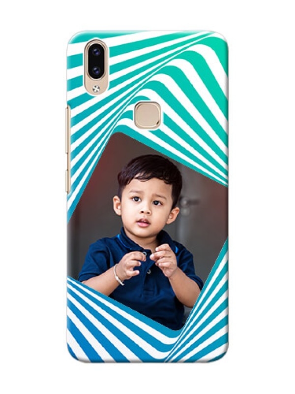 Custom Vivo Y85 Personalised Mobile Covers: Abstract Spiral Design