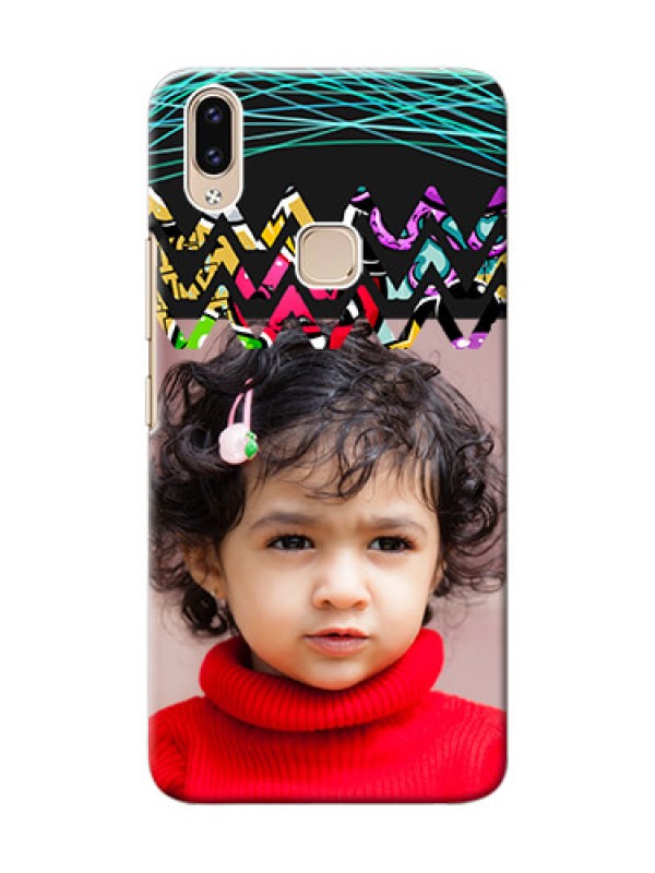 Custom Vivo Y85 personalized phone covers: Neon Abstract Design