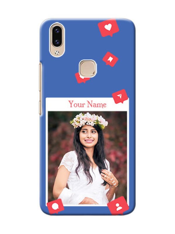 Custom Vivo Y85 Back Covers: Like Share And Comment Design