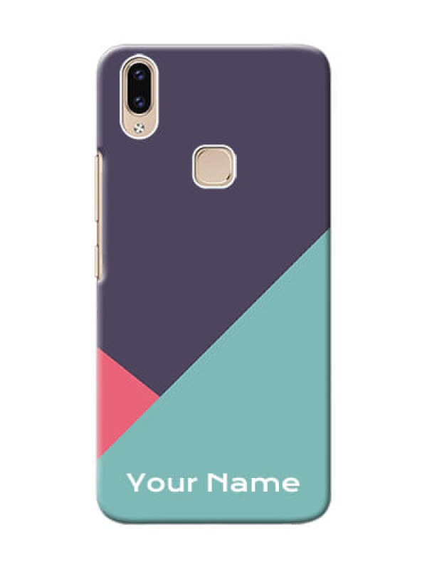 Custom Vivo Y85 Custom Phone Cases: Tri Color abstract Design
