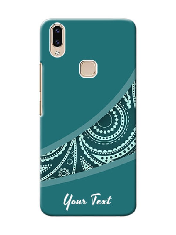 Custom Vivo Y85 Custom Phone Covers: semi visible floral Design