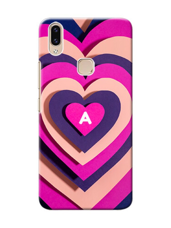 Custom Vivo Y85 Custom Mobile Case with Cute Heart Pattern Design
