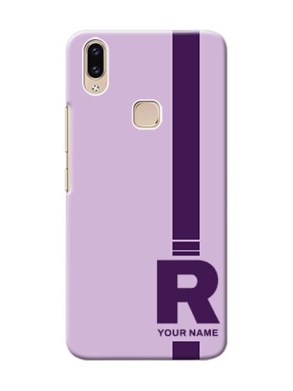 Custom Vivo Y85 Custom Phone Covers: Simple dual tone stripe with name Design