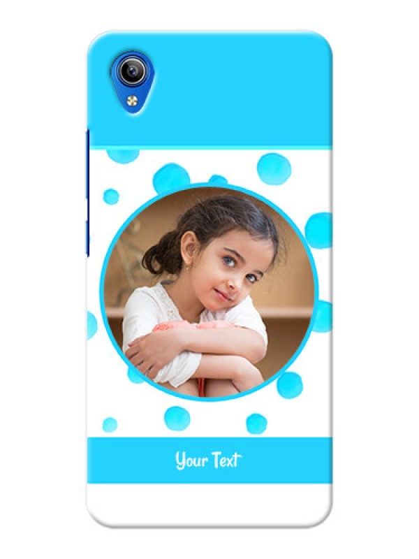 Custom Vivo Y90 Custom Phone Covers: Blue Bubbles Pattern Design