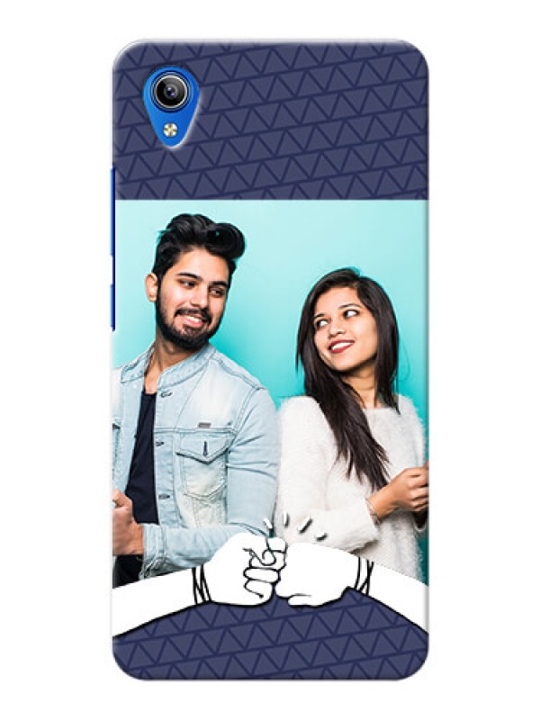Custom Vivo Y90 Mobile Covers Online with Best Friends Design  