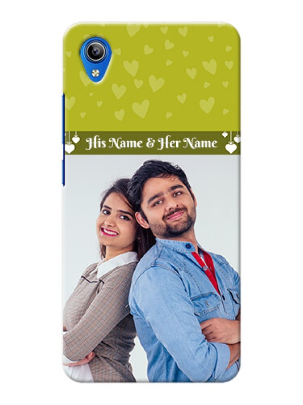 Custom Vivo Y90 custom mobile covers: You & Me Heart Design