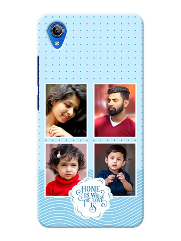 Custom Vivo Y90 Custom Phone Covers: Cute love quote with 4 pic upload Design