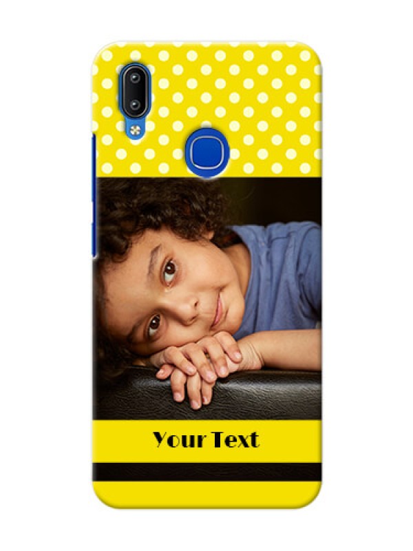 Custom Vivo Y91 Custom Mobile Covers: Bright Yellow Case Design
