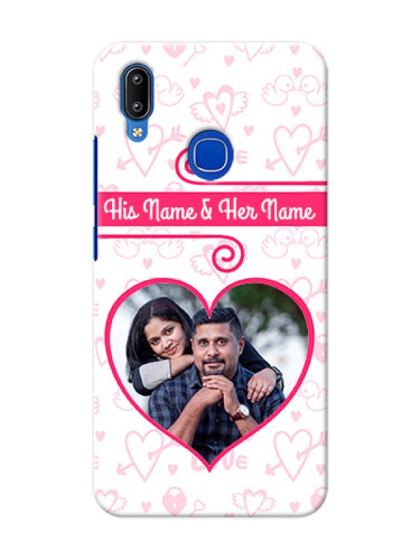 Custom Vivo Y91 Personalized Phone Cases: Heart Shape Love Design