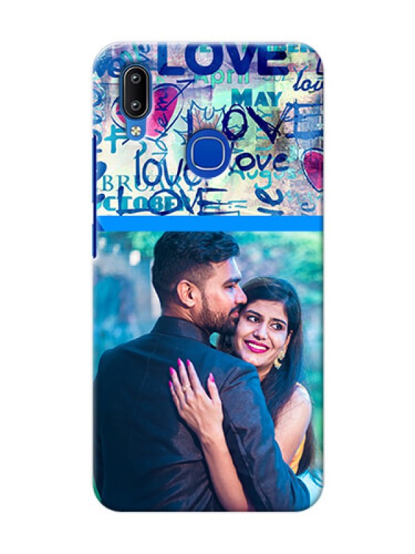 Custom Vivo Y91 Mobile Covers Online: Colorful Love Design