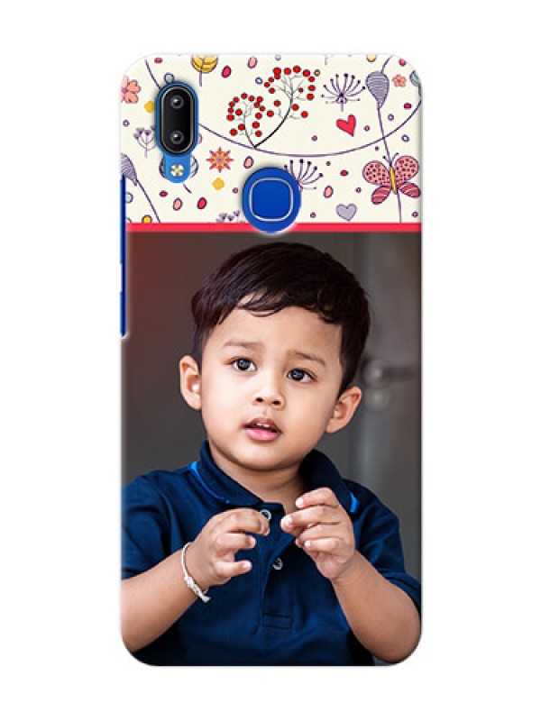 Custom Vivo Y91 phone back covers: Premium Floral Design