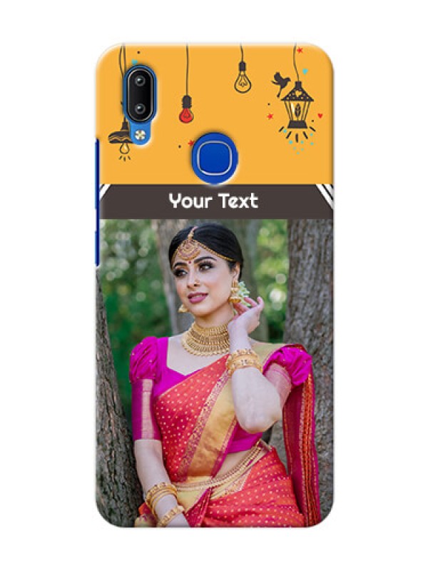 Custom Vivo Y91 custom back covers with Family Picture and Icons 