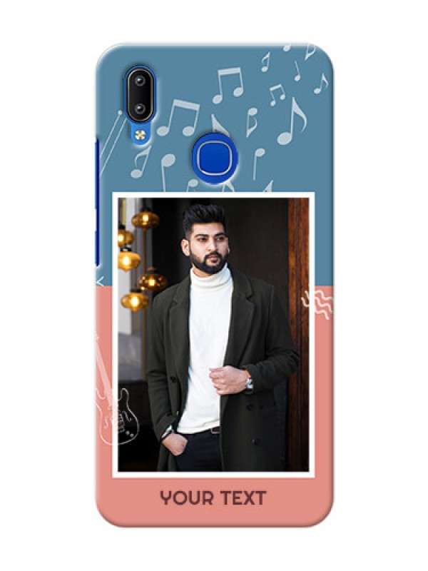 Custom Vivo Y91 Phone Back Covers with Color Musical Note Design