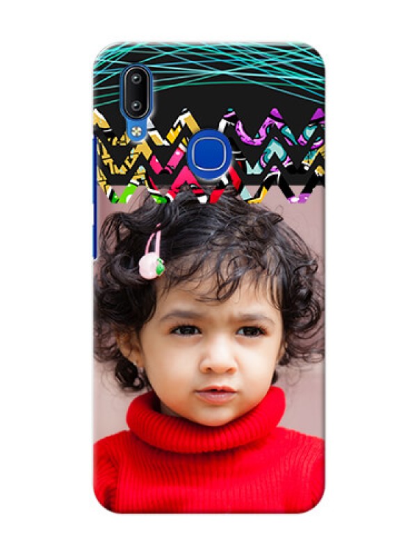 Custom Vivo Y91 personalized phone covers: Neon Abstract Design