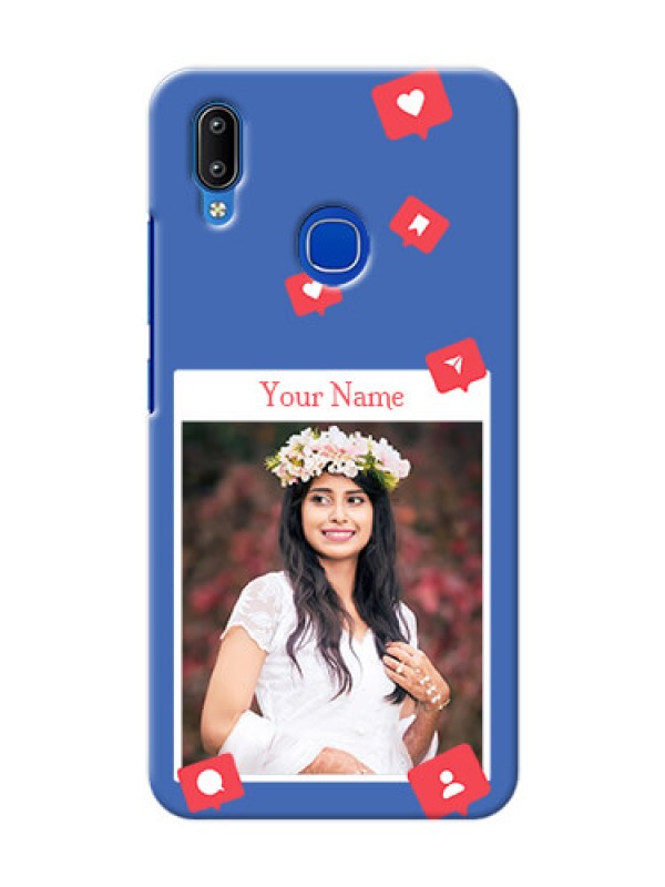 Custom Vivo Y91 Back Covers: Like Share And Comment Design