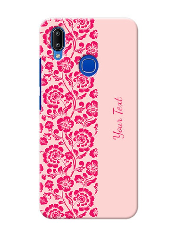 Custom Vivo Y91 Phone Back Covers: Attractive Floral Pattern Design