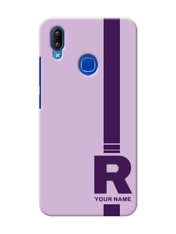 Custom Vivo Y91 Custom Phone Covers: Simple dual tone stripe with name Design