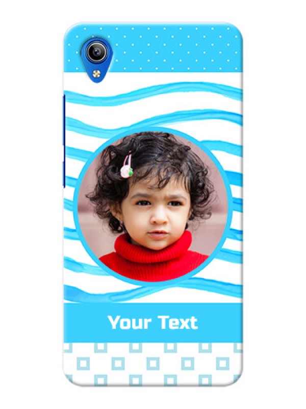 Custom Vivo Y91i phone back covers: Simple Blue Case Design