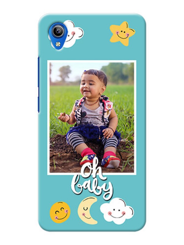 Custom Vivo Y91i Personalised Phone Cases: Smiley Kids Stars Design