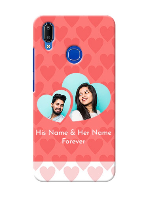 Custom Vivo Y93 personalized phone covers: Couple Pic Upload Design