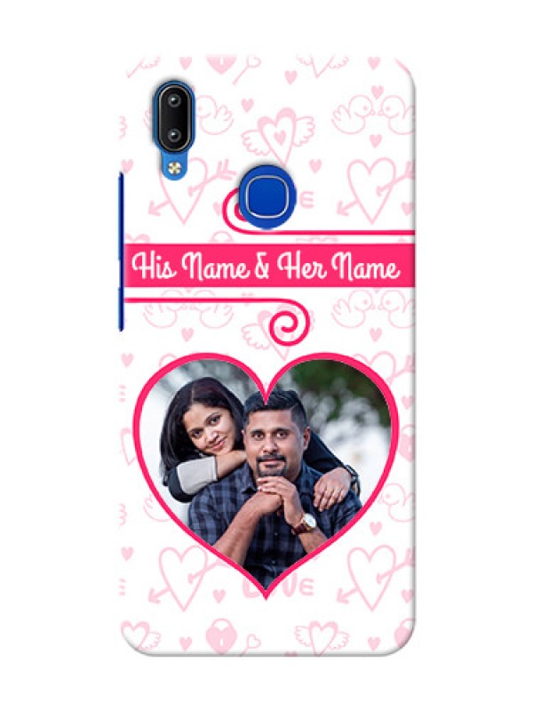 Custom Vivo Y93 Personalized Phone Cases: Heart Shape Love Design
