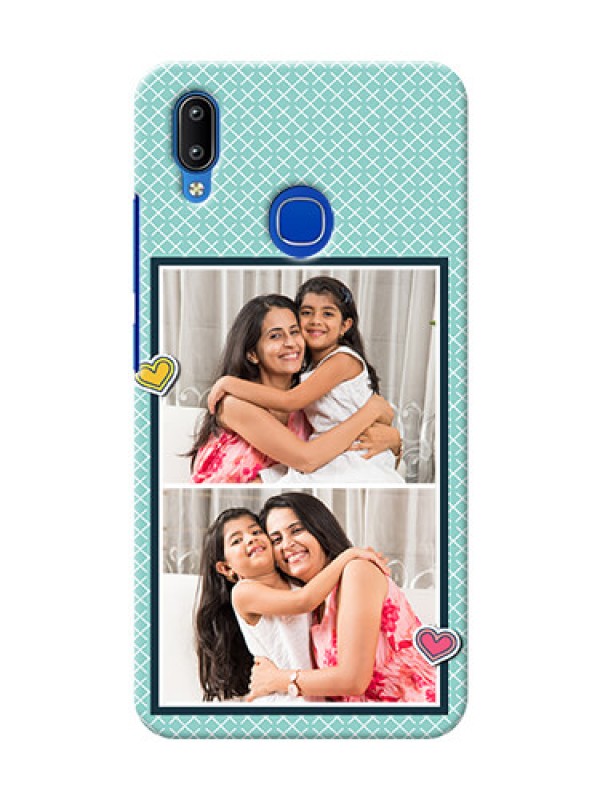 Custom Vivo Y93 Custom Phone Cases: 2 Image Holder with Pattern Design