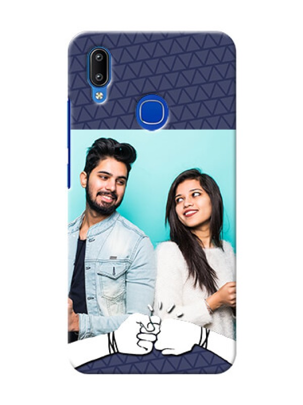 Custom Vivo Y93 Mobile Covers Online with Best Friends Design  