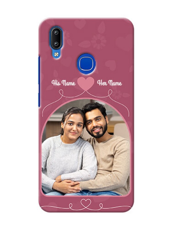 Custom Vivo Y93 mobile phone covers: Love Floral Design