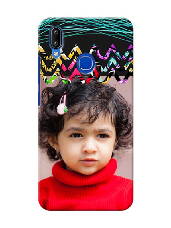Custom Vivo Y93 personalized phone covers: Neon Abstract Design