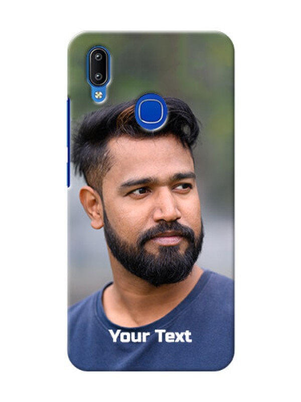 Custom Vivo Y93 Mobile Cover: Photo with Text