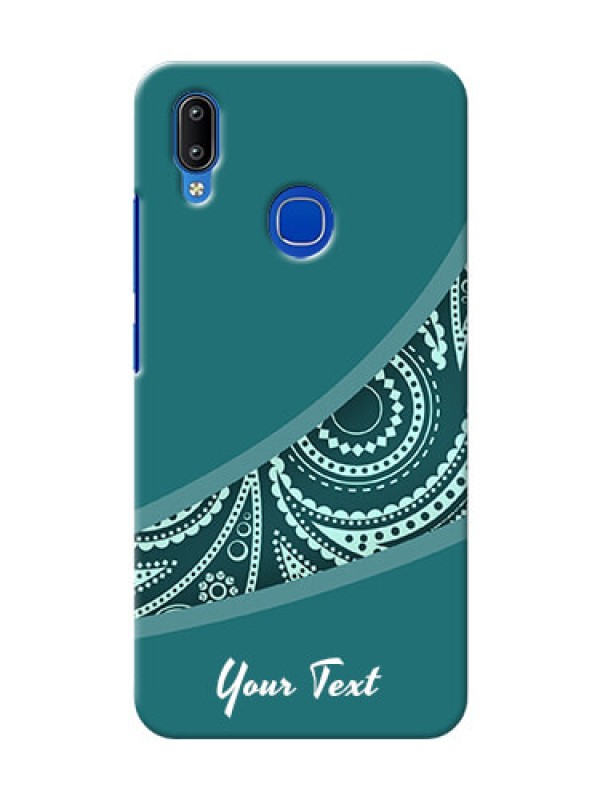 Custom Vivo Y93 Custom Phone Covers: semi visible floral Design