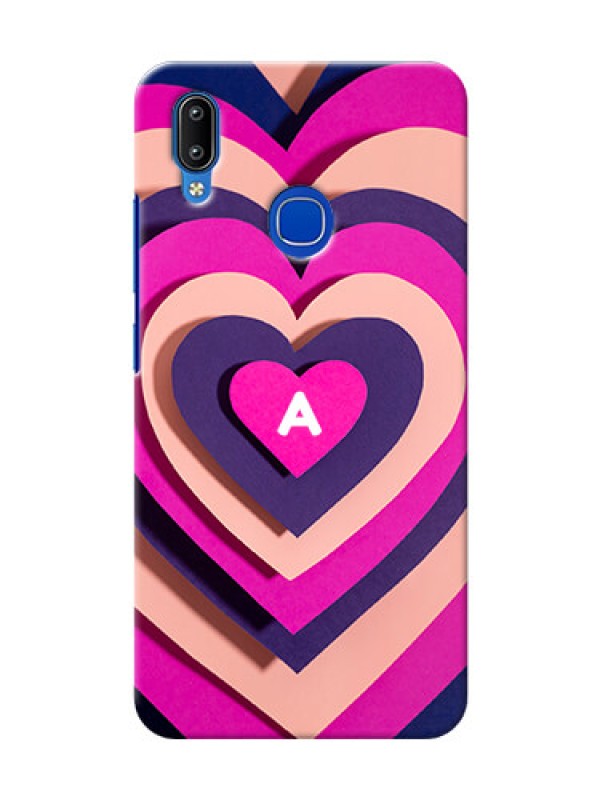 Custom Vivo Y93 Custom Mobile Case with Cute Heart Pattern Design