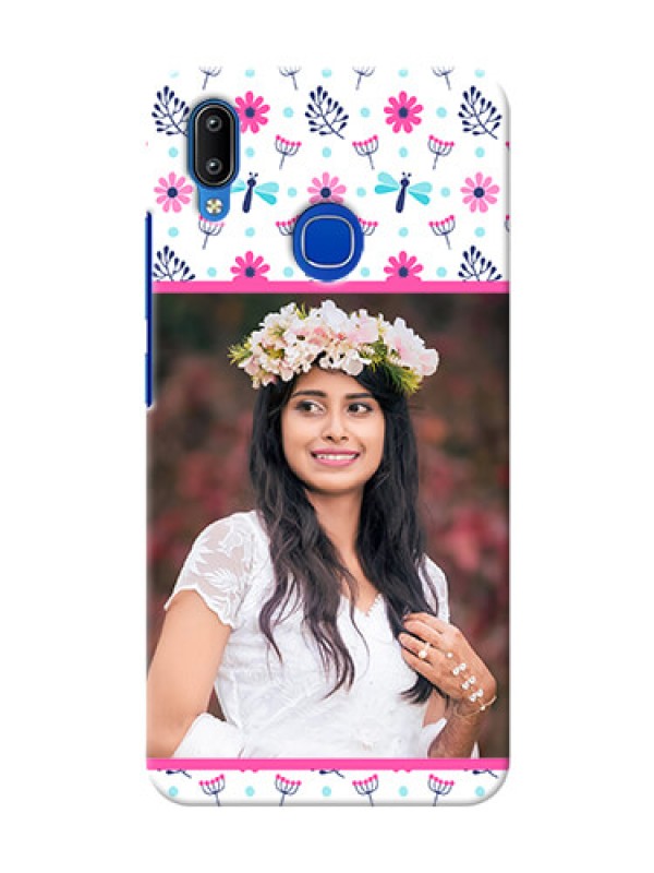 Custom Vivo Y95 Mobile Covers: Colorful Flower Design
