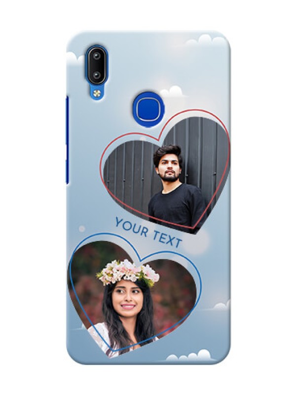 Custom Vivo Y95 Phone Cases: Blue Color Couple Design 