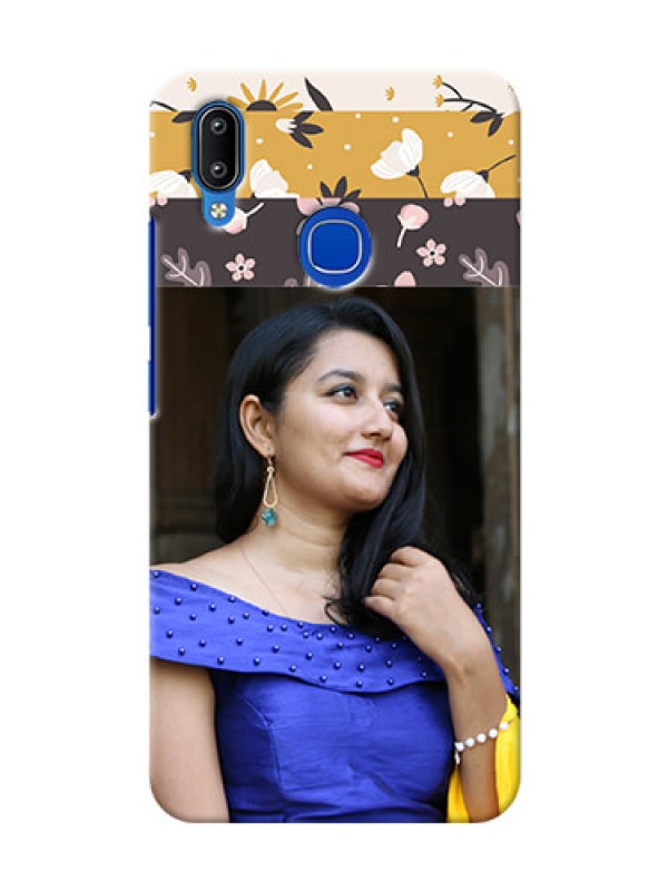 Custom Vivo Y95 mobile cases online: Stylish Floral Design
