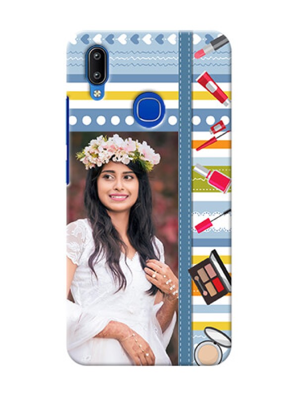 Custom Vivo Y95 Personalized Mobile Cases: Makeup Icons Design