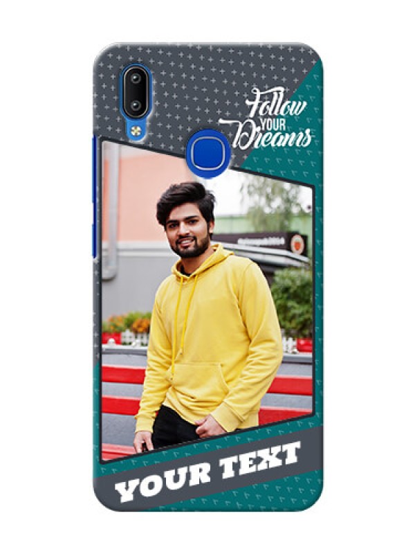 Custom Vivo Y95 Back Covers: Background Pattern Design with Quote