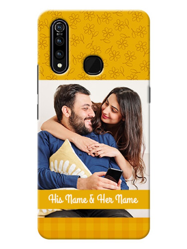 Custom Vivo Z1 Pro mobile phone covers: Yellow Floral Design