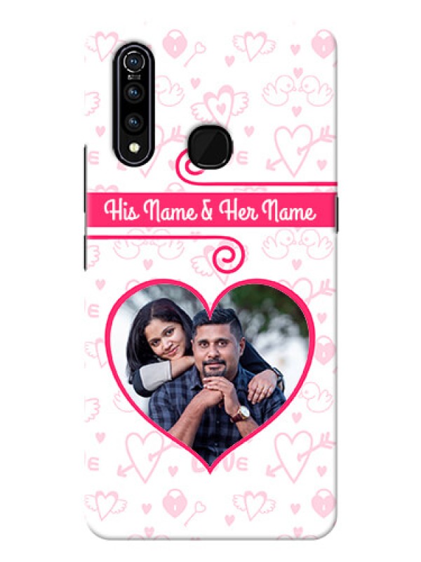 Custom Vivo Z1 Pro Personalized Phone Cases: Heart Shape Love Design