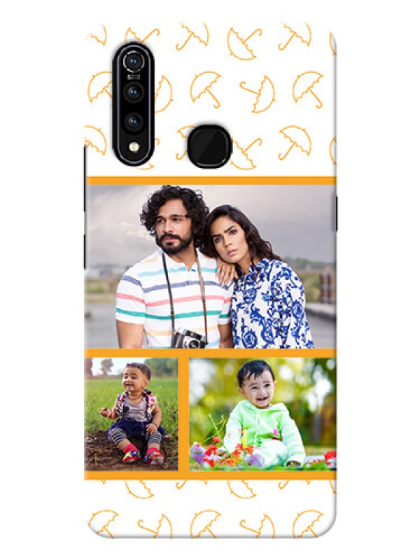 Custom Vivo Z1 Pro Personalised Phone Cases: Yellow Pattern Design