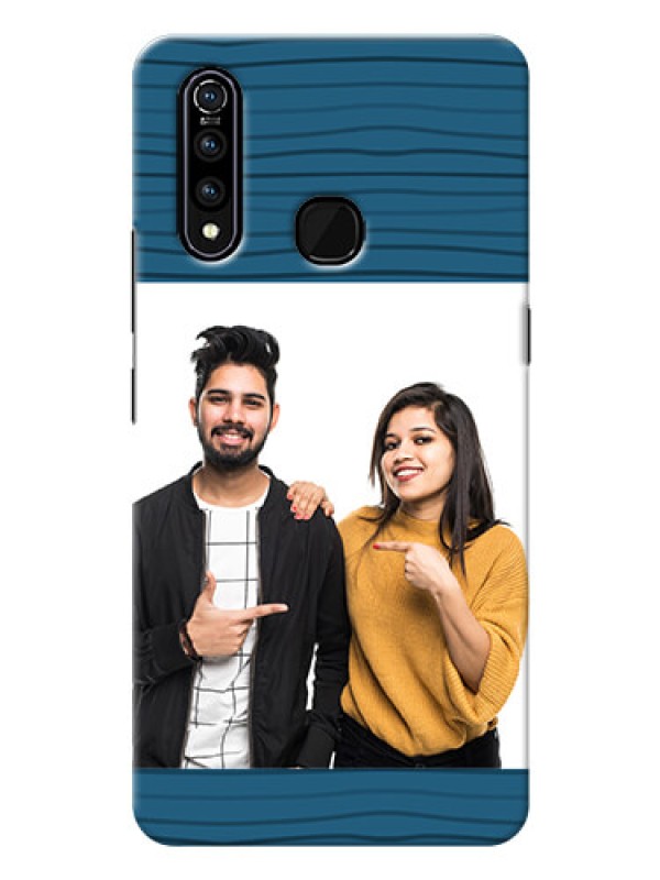 Custom Vivo Z1 Pro Custom Phone Cases: Blue Pattern Cover Design