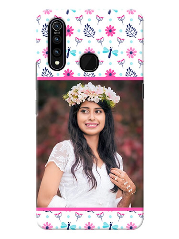 Custom Vivo Z1 Pro Mobile Covers: Colorful Flower Design