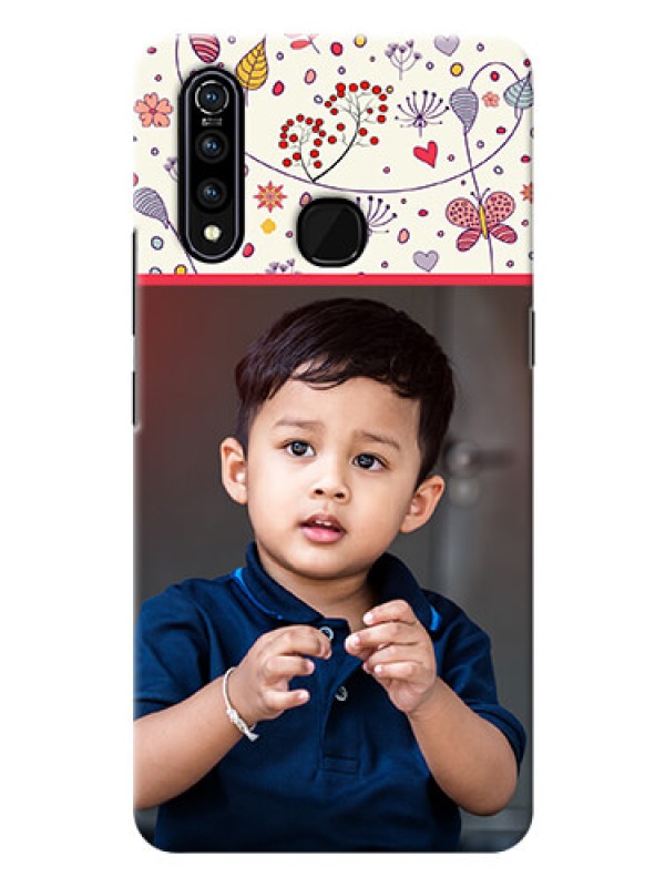 Custom Vivo Z1 Pro phone back covers: Premium Floral Design