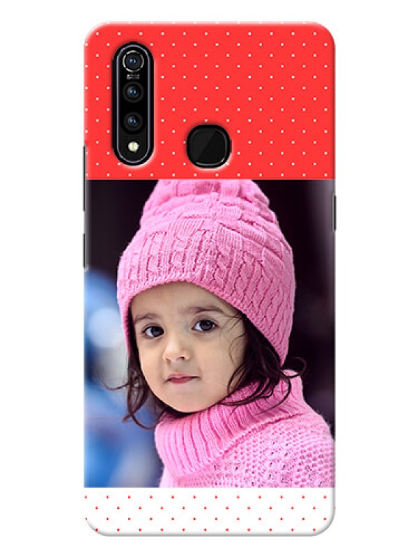 Custom Vivo Z1 Pro personalised phone covers: Red Pattern Design